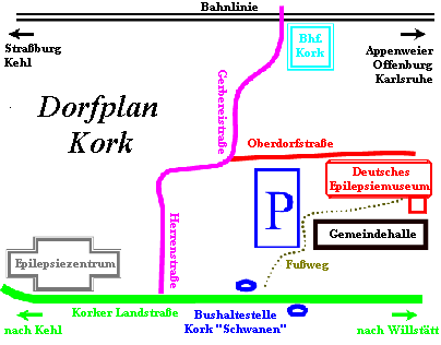 Dorfplan Kork